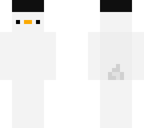 goose with a hat