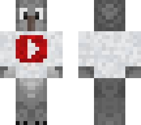 grey owl in youtube shirt