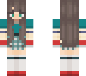 izuku midoriya deku inspired girl skin