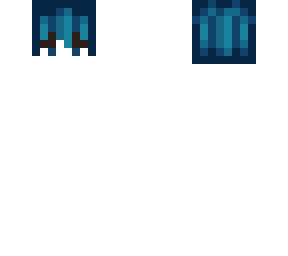male hb - anime bangs - dragon scale blue