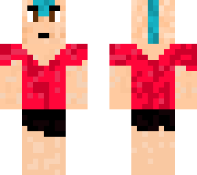 me turned into an avatar airbender minecraft skin.