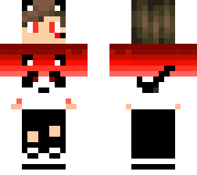 panda boy gamer (red)