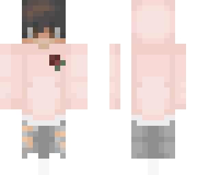 pink hoodie