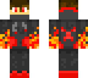 player with fireballs