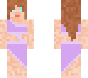 purple dance costume (or swimmers)