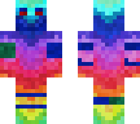 Rainbow Armor | Minecraft Skin
