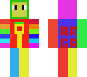 rainbow skin