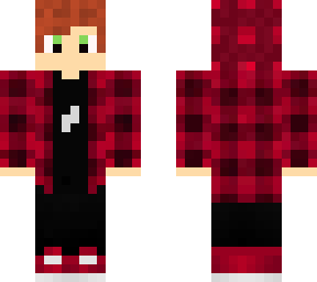 red head red hoodie