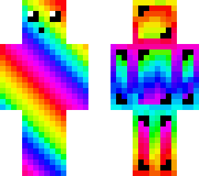 vibrant rainbow slime