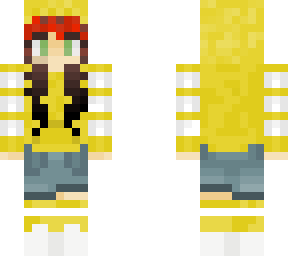 yellow hoodie