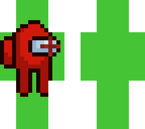 among us with a greenscreen