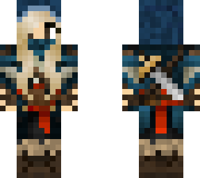 assassin female (brown eyes) with half mask