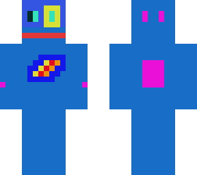awsome blue fire skin