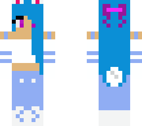blue bunny girl