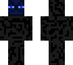 blue enderman mask