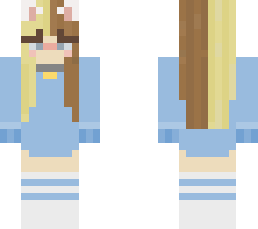 cat girl blue