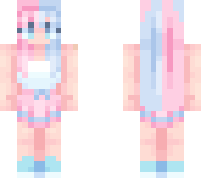 cotton candy space buns