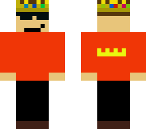 crown and glasses