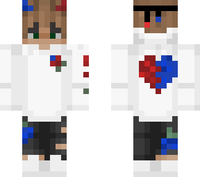 demon boy red and blue