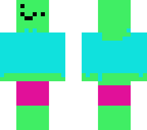 green person with pants and a shirt