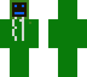 green sweater