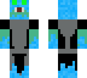guardian in a swim suit with water dragon fixed