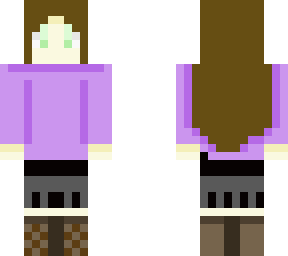 hailey minecraft skin (key words: brown hair green eyes)