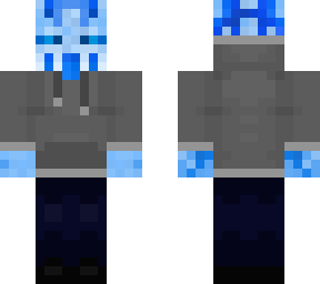 ice monster (gray hoodie)