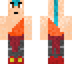 me turned into an avatar airbender minecraft skin. ( way better)