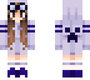 my private minecraft skin 2 purple creeper hoodie