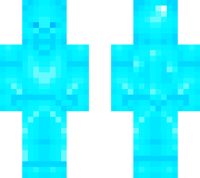 neon blue steve