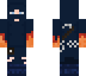 ninja with fire arms