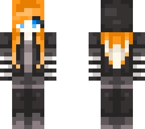 orange hair scene girl