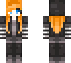 orange hair scene girl
