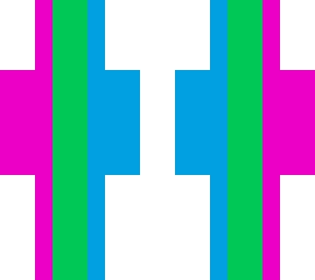 poly***ual pride flag skin