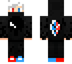 red and blue