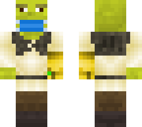 sherk con mascarilla
