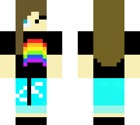 super awesome rainbow girl