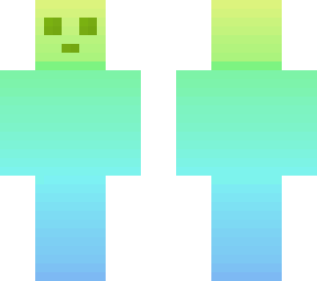 the blue-green man