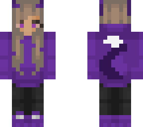 wolf demon purpled girl