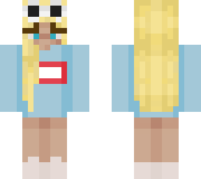 blond girl george skin