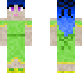 blue druid girl