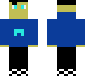 blue gamer boy