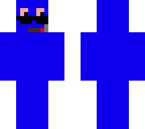 blue guy with goggles