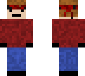 bolty421's main skin with a red sweater