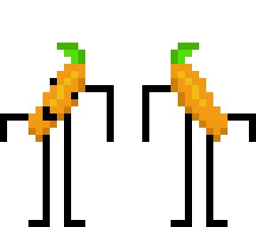 carrot with legs fixed