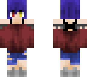 casual red shirt girl