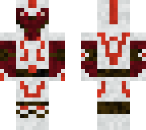 dark red silver armor
