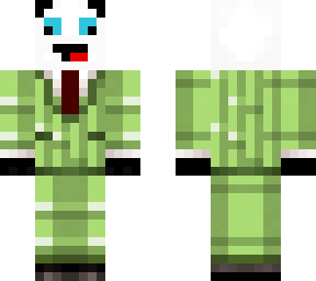 derpy panda in bamboo suit