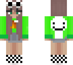 Dream Team Fangirl V2 Minecraft Skin